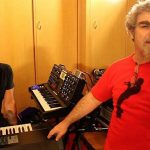 No estúdio em BH, Mario Breuer e Márcio Buzelin